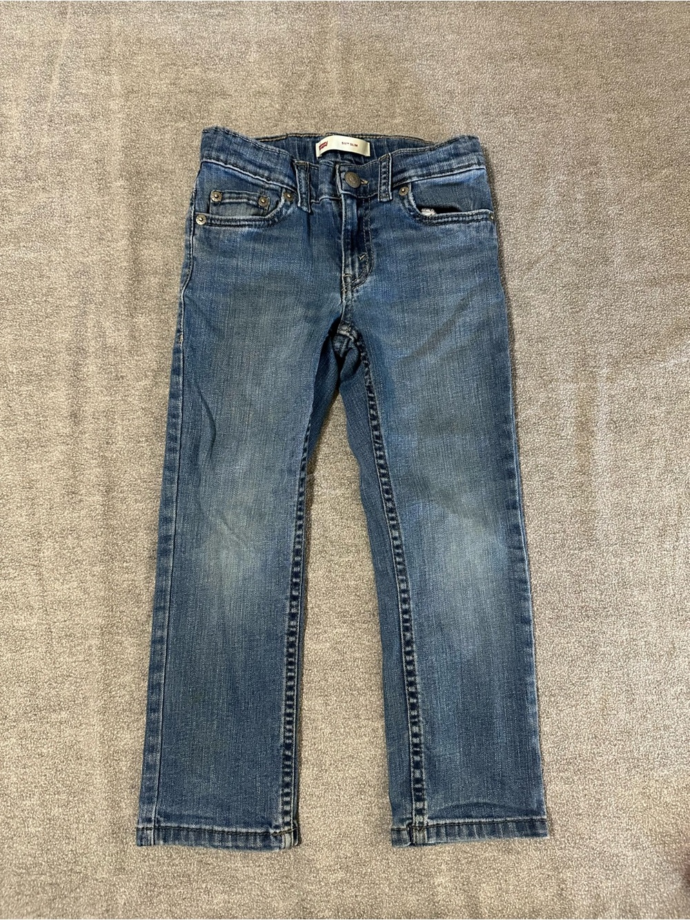 Levi's Kids Medium Wash Straight-Leg Jeans
